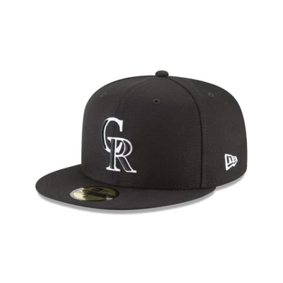 Sapca New Era Colorado Rockies MLB Basic 59FIFTY Fitted - Negrii